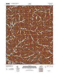 Ivyton Kentucky Historical topographic map, 1:24000 scale, 7.5 X 7.5 Minute, Year 2010