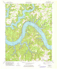 Jabez Kentucky Historical topographic map, 1:24000 scale, 7.5 X 7.5 Minute, Year 1978