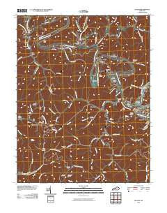 Jackson Kentucky Historical topographic map, 1:24000 scale, 7.5 X 7.5 Minute, Year 2010