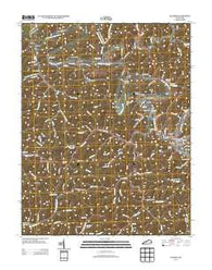 Jackson Kentucky Historical topographic map, 1:24000 scale, 7.5 X 7.5 Minute, Year 2013