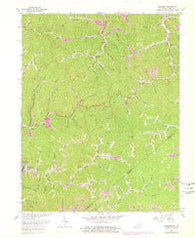 Jamboree Kentucky Historical topographic map, 1:24000 scale, 7.5 X 7.5 Minute, Year 1963