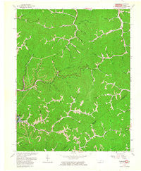 Jamboree Kentucky Historical topographic map, 1:24000 scale, 7.5 X 7.5 Minute, Year 1963