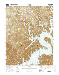 Jamestown Kentucky Current topographic map, 1:24000 scale, 7.5 X 7.5 Minute, Year 2016