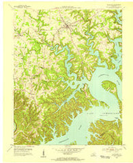 Jamestown Kentucky Historical topographic map, 1:24000 scale, 7.5 X 7.5 Minute, Year 1953