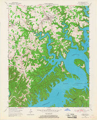 Jamestown Kentucky Historical topographic map, 1:24000 scale, 7.5 X 7.5 Minute, Year 1953