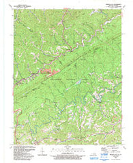 Jenkins East Kentucky Historical topographic map, 1:24000 scale, 7.5 X 7.5 Minute, Year 1992