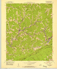 Jenkins West Kentucky Historical topographic map, 1:24000 scale, 7.5 X 7.5 Minute, Year 1954