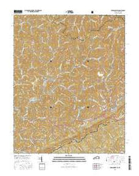 Jenkins West Kentucky Current topographic map, 1:24000 scale, 7.5 X 7.5 Minute, Year 2016