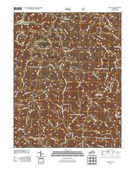 Johnetta Kentucky Historical topographic map, 1:24000 scale, 7.5 X 7.5 Minute, Year 2010