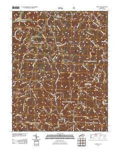 Johnetta Kentucky Historical topographic map, 1:24000 scale, 7.5 X 7.5 Minute, Year 2010