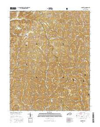 Johnetta Kentucky Current topographic map, 1:24000 scale, 7.5 X 7.5 Minute, Year 2016