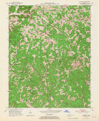 Johnetta Kentucky Historical topographic map, 1:24000 scale, 7.5 X 7.5 Minute, Year 1953