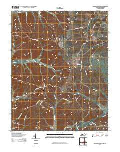 Johnson Hollow Kentucky Historical topographic map, 1:24000 scale, 7.5 X 7.5 Minute, Year 2010