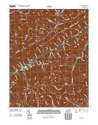 Kayjay Kentucky Historical topographic map, 1:24000 scale, 7.5 X 7.5 Minute, Year 2010