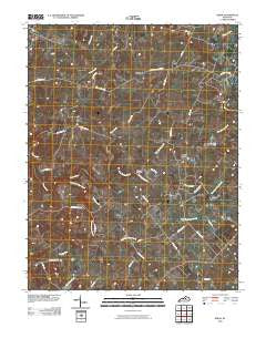 Keene Kentucky Historical topographic map, 1:24000 scale, 7.5 X 7.5 Minute, Year 2010
