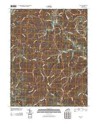 Kelat Kentucky Historical topographic map, 1:24000 scale, 7.5 X 7.5 Minute, Year 2010