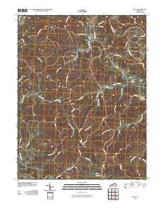 Kelat Kentucky Historical topographic map, 1:24000 scale, 7.5 X 7.5 Minute, Year 2010