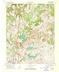 Kelly Kentucky Historical topographic map, 1:24000 scale, 7.5 X 7.5 Minute, Year 1969