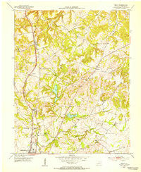 Kelly Kentucky Historical topographic map, 1:24000 scale, 7.5 X 7.5 Minute, Year 1952
