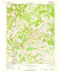 Kelly Kentucky Historical topographic map, 1:24000 scale, 7.5 X 7.5 Minute, Year 1957