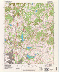 Kelly Kentucky Historical topographic map, 1:24000 scale, 7.5 X 7.5 Minute, Year 1993