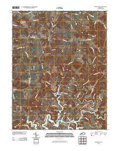Kingswood Kentucky Historical topographic map, 1:24000 scale, 7.5 X 7.5 Minute, Year 2010