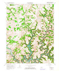 Kingswood Kentucky Historical topographic map, 1:24000 scale, 7.5 X 7.5 Minute, Year 1963