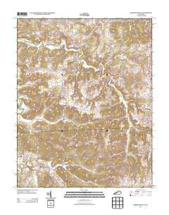 Kirkmansville Kentucky Historical topographic map, 1:24000 scale, 7.5 X 7.5 Minute, Year 2013