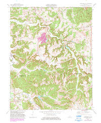 Kirkmansville Kentucky Historical topographic map, 1:24000 scale, 7.5 X 7.5 Minute, Year 1972