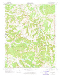 Kirkmansville Kentucky Historical topographic map, 1:24000 scale, 7.5 X 7.5 Minute, Year 1972