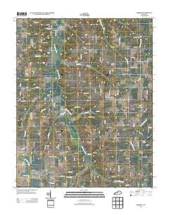 Kirksey Kentucky Historical topographic map, 1:24000 scale, 7.5 X 7.5 Minute, Year 2013