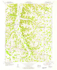 Kirksey Kentucky Historical topographic map, 1:24000 scale, 7.5 X 7.5 Minute, Year 1951