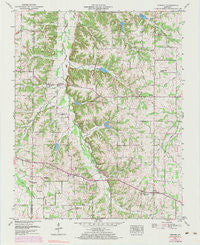 Kirksey Kentucky Historical topographic map, 1:24000 scale, 7.5 X 7.5 Minute, Year 1951