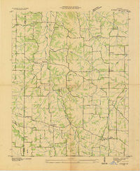Kirksey Kentucky Historical topographic map, 1:24000 scale, 7.5 X 7.5 Minute, Year 1936