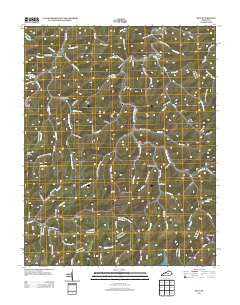 Kite Kentucky Historical topographic map, 1:24000 scale, 7.5 X 7.5 Minute, Year 2013