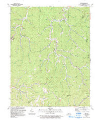 Kite Kentucky Historical topographic map, 1:24000 scale, 7.5 X 7.5 Minute, Year 1992