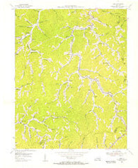 Kite Kentucky Historical topographic map, 1:24000 scale, 7.5 X 7.5 Minute, Year 1954