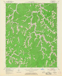 Kite Kentucky Historical topographic map, 1:24000 scale, 7.5 X 7.5 Minute, Year 1954