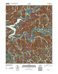 Knifley Kentucky Historical topographic map, 1:24000 scale, 7.5 X 7.5 Minute, Year 2010