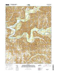 Knifley Kentucky Current topographic map, 1:24000 scale, 7.5 X 7.5 Minute, Year 2016