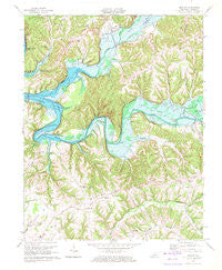 Knifley Kentucky Historical topographic map, 1:24000 scale, 7.5 X 7.5 Minute, Year 1970