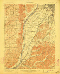 Kosmosdale Kentucky Historical topographic map, 1:62500 scale, 15 X 15 Minute, Year 1912