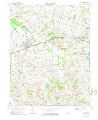 La Center Kentucky Historical topographic map, 1:24000 scale, 7.5 X 7.5 Minute, Year 1975