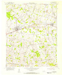 La Center Kentucky Historical topographic map, 1:24000 scale, 7.5 X 7.5 Minute, Year 1954