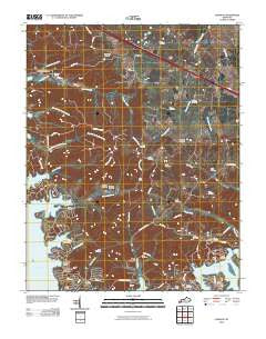 Lamasco Kentucky Historical topographic map, 1:24000 scale, 7.5 X 7.5 Minute, Year 2010
