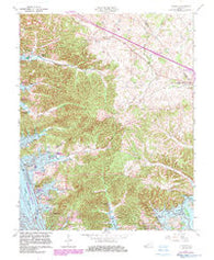 Lamasco Kentucky Historical topographic map, 1:24000 scale, 7.5 X 7.5 Minute, Year 1967