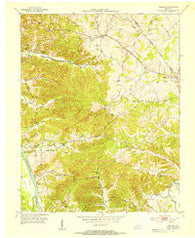 Lamasco Kentucky Historical topographic map, 1:24000 scale, 7.5 X 7.5 Minute, Year 1953