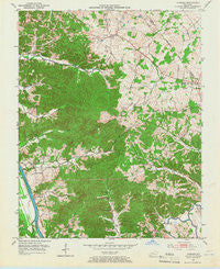 Lamasco Kentucky Historical topographic map, 1:24000 scale, 7.5 X 7.5 Minute, Year 1953