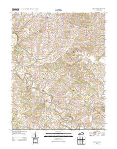 Lancaster Kentucky Historical topographic map, 1:24000 scale, 7.5 X 7.5 Minute, Year 2013
