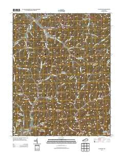 Landsaw Kentucky Historical topographic map, 1:24000 scale, 7.5 X 7.5 Minute, Year 2013